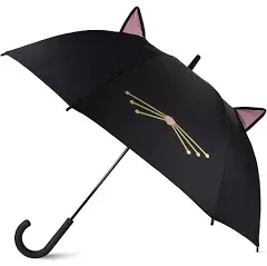 NEW Kate Spade Black Cat Umbrella