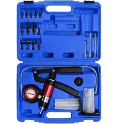 Hand Held Vacuum and Pressure Pump Brake Clutch Fluid Bleeder Tool Kit Oil Ch...