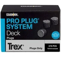 Starborn Pro Plug System Deck Pugs And Box Cap-tor XD Screws- Both 100pcs. New