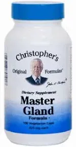 Christopher's Original Formulas Master Gland Formula Vegetarian Capsules