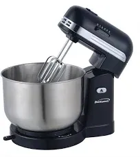 Brentwood 5 Speed Stand Mixer With 3.5 Quart Stainless Steel Mixing Bowl In Blac