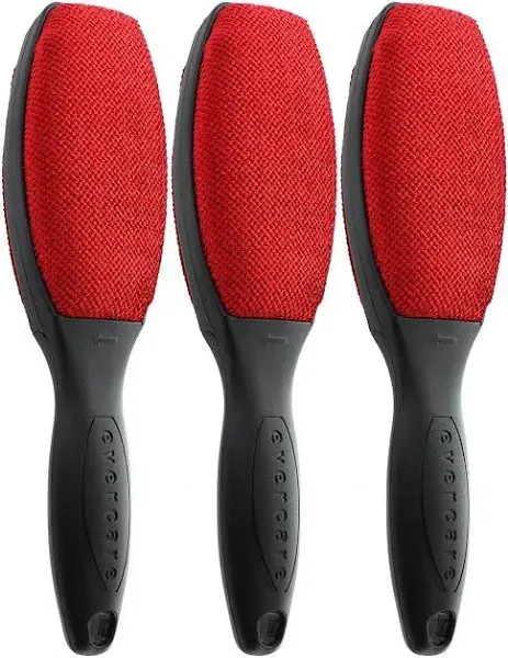 3 PACK Evercare Magik Brush 2-Sided Lint Brush 1 ea