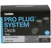 Pro Plug PVC/Comp - Plugs 375 100 SF Trex Island Mist PXD459375