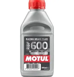 Motul RBF 600 Dot 4 Synthetic Factory Line Racing Brake Fluid