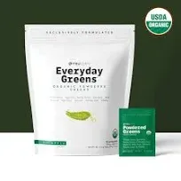 TRULEAN Everyday Greens - Organic Powdered Vegetable Superfood Supplement - Vegan, Spriulina, Wheat Grass, Chlorella - Vegan, Gluten Free, Zero