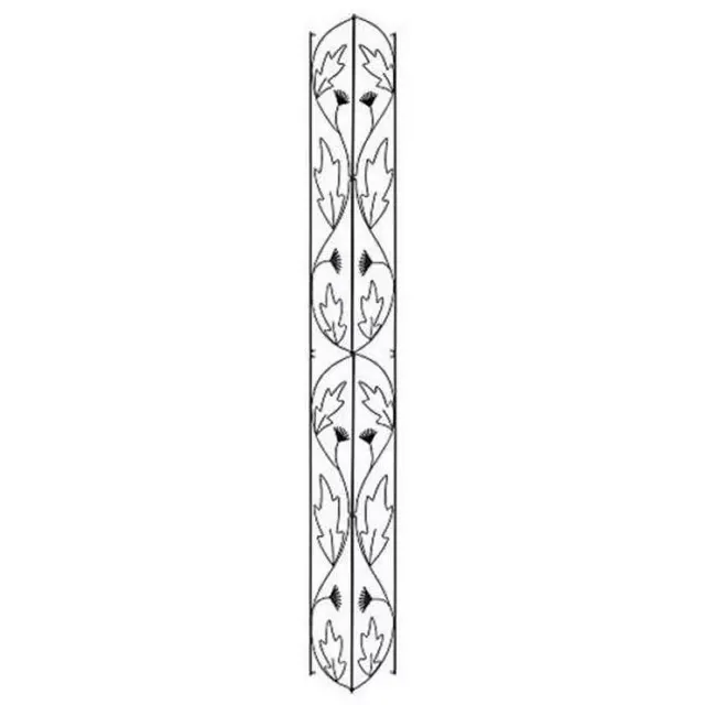 Achla Designs Downspout Trellis, Black