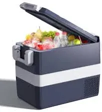 HCALORY 12 Volt Car Refrigerator 42QT Car Fridge Electric Cooler 12V/24V DC 110~240 Volt AC 12V Fridge Freezer 4°F~68°F Portable Refrigerator