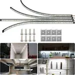 12V LED Light Strip 7000K White, 12V Interior LED Light Bar Slim Enclosed Traile