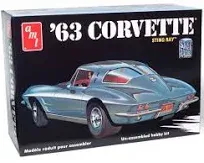 AMT 861 1963 Chevy Corvette Sting Ray Split Window Coupe 3n1 1/25 KIT McM Fs