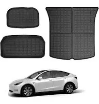 NEW 2020-2024 Tesla Model Y All Weather Anti-Slip Floor Mats 6 Piece FREE SHIP