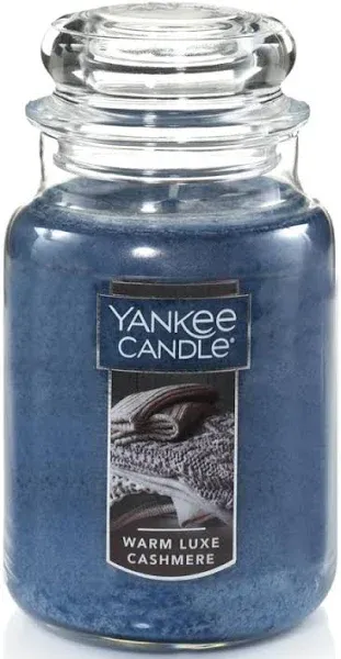 Yankee Candle Warm Luxe Cashmere - 22 oz Original Large Jar Scented Candle