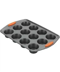 Rachael Ray Yum-o! Nonstick Bakeware 12-Cup Oven Lovin' Muffin and 