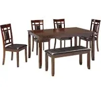 Signature Design by Ashley Bennox 6 Piece Dining Table Set