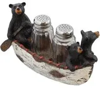 Old River Outdoors Three Black Bears Canoeing Salt & Pepper Set