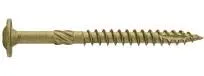 Jake Sales #15 x 6 Construction Lag Screw Exterior Coated Torx/Star Drive Heavy Duty Structural Lag Screw Far Superior to Common Lag Screws (100 Screw Count) Modified Truss Washer Head