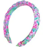 Lilly Pulitzer Women&#039;s Fashion Headband, Braided Fabric Headband, Colorful Cloth