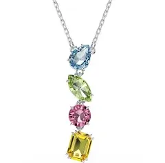 Swarovski Gema Mixed Cuts Multicolored Pendant