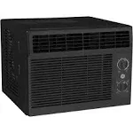 GE Window Air Conditioner 5000 BTU, Black, Efficient Cooling for Smaller Areas Like Bedrooms and Guest rooms, 5K BTU Window AC Unit with Easy