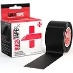 RockTape RX Gentle Adhesive Single Rolls, Black