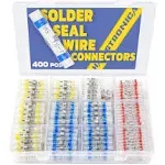 400PCS Solder Seal Wire Connectors- Waterproof Wire Connectors