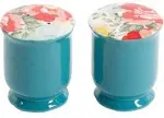 Pioneer Woman Vintage Floral Ceramic Salt and Pepper Shaker Set