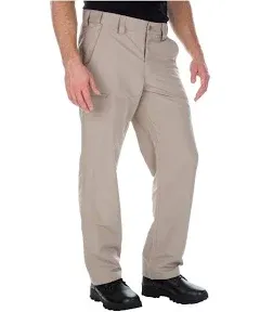 5.11 Tactical Pants: Size XL, Brown, Fits 42 in Waist, 36 in Inseam, 100% Polyester Material, Gen