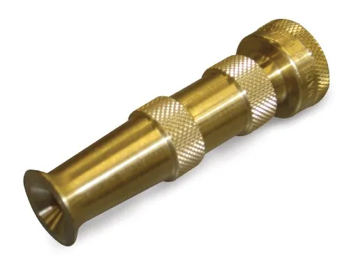  12380 Heavy-Duty Brass Adjustable Hose Nozzle