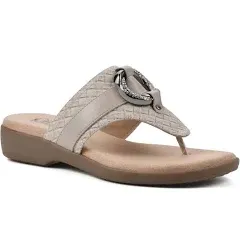 CLIFFS BY WHITE MOUNTAIN Women's Benedict Mini Wedge Sandal