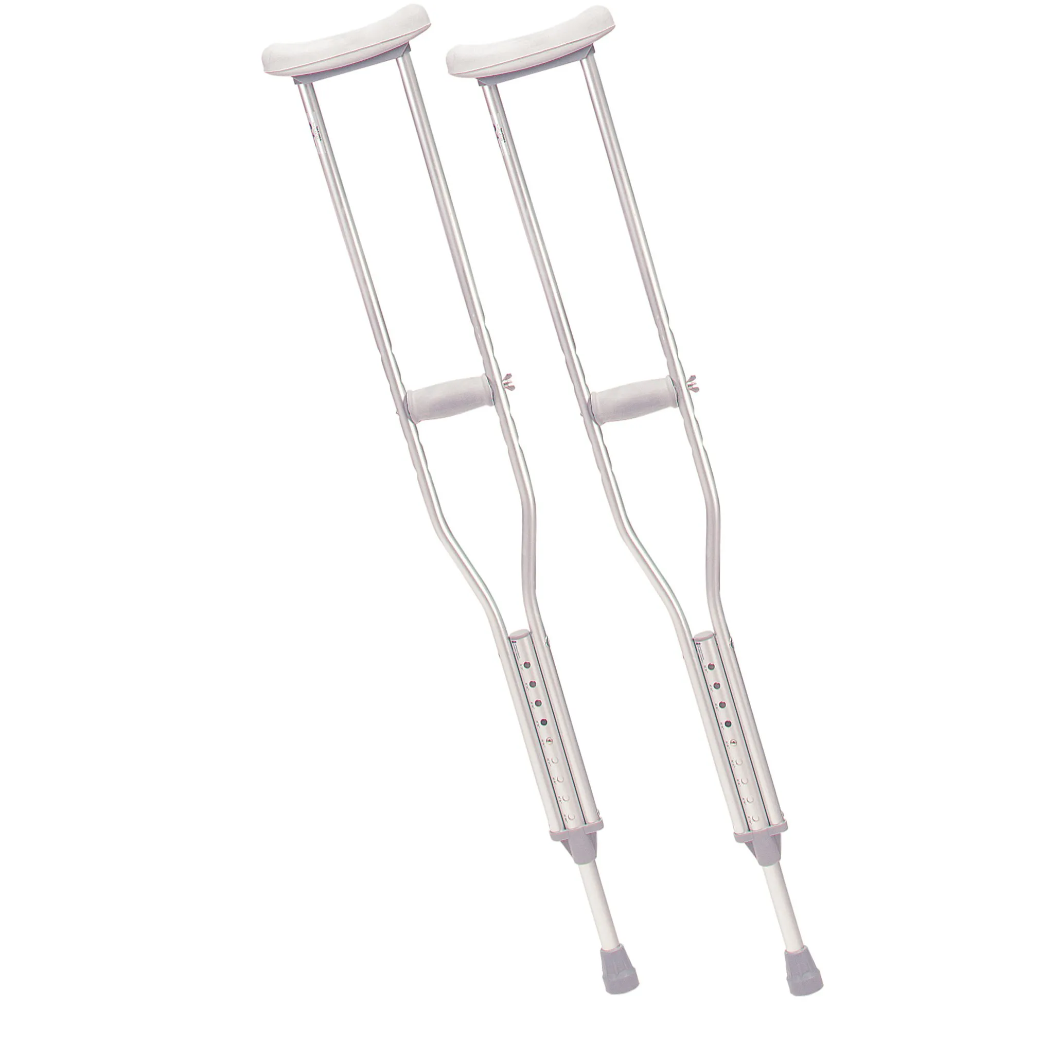 Underarm Adjustable Aluminum Crutch-Pair -Adult