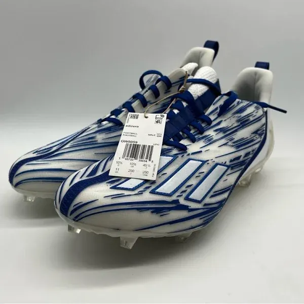 ADIDAS Adizero 12.0 Football Cleats GW5059 Blue (MEN’S 11.5) *NO BOX*