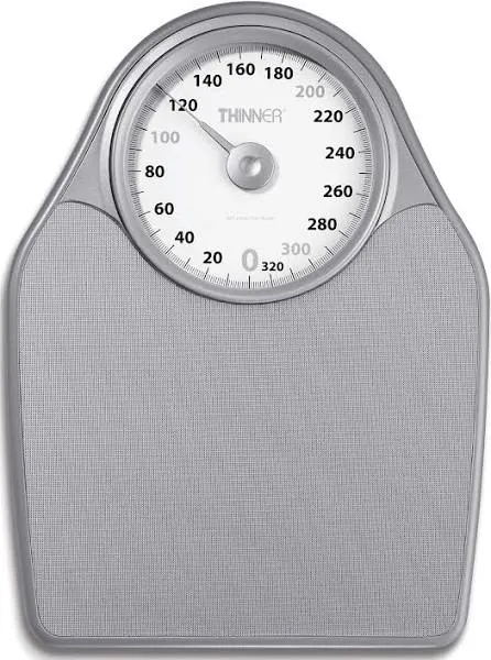 Thinner Extra-Large Dial Analog Precision Bathroom Scale