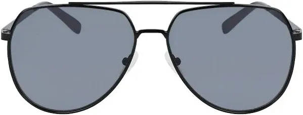 Calvin Klein Sunglasses CK20124S 001 Shiny Black Solid Smoke