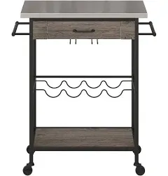 Novogratz Nora Multifunctional Kitchen Cart