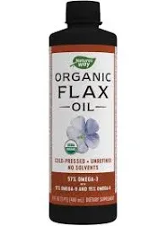 Nature’s Way, Flax seed Oil ORGANIC, 16 Oz Liquid - 033674154267