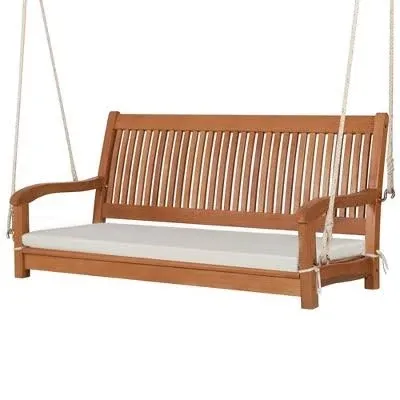 Costway 2-Person Hanging Porch Swing with Cushion