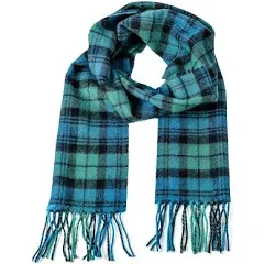 Briomhar Tartan Plaid Scottish Scarf 100% Lambswool Made in Scotland for Men or Women