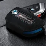 Genuine BMW M Performance Key Case In Alcantara/Carb<wbr/>on 82-29-2-355-51<wbr/>9