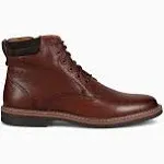 Florsheim Norwalk Plain Toe Lace-Up Boot - Cognac Smooth Leather - 12