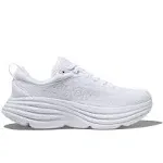 WOMEN'S HOKA BONDI 8 IN BLACK/WHITE MEDIUM WIDTH