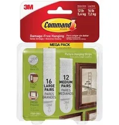 Command Picture Hanging Strips Mega Pack