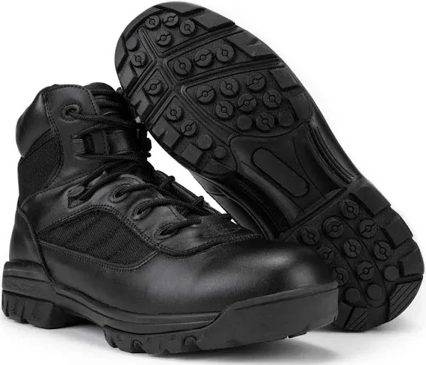 6" Coolmax Ryno Gear Men's Tactical Combat Side Zip Boots