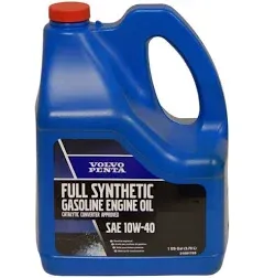 Volvo Penta New OEM Full Synthetic Gasoline Engine Oil