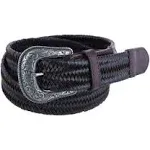 Wrangler Men's Stretch Braided Western Buckle Belt