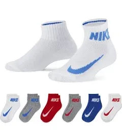 Nike Swoosh Basics Little Kids' Ankle Socks (6 Pairs)