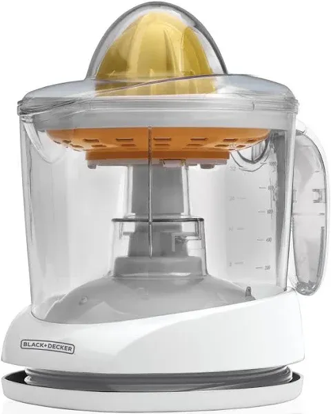 BLACK+DECKER 32Oz Electric Citrus Juicer, CJ625, Pressure Activated, Adjustable 