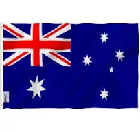 Anley Fly Breeze 3x5 Foot Australia Flag - Vivid Color and Fade proof - Canvas Header and Double Stitched - Australian National Flags Polyester with Brass Grommets 3 X 5 Ft