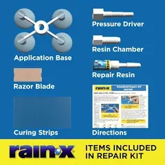 Windshield Repair Kit Quick and Easy Durable Resin Based for Chips and Cracks