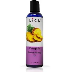 Lick Pineapple Flavored Massage Oil