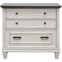 Martin Furniture Hartford White Lateral File