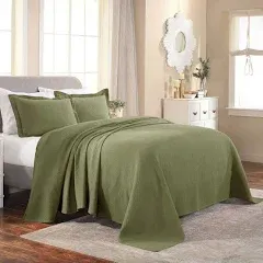 Superior Jacquard Matelasse Fleur-de-lis Bedspread Set